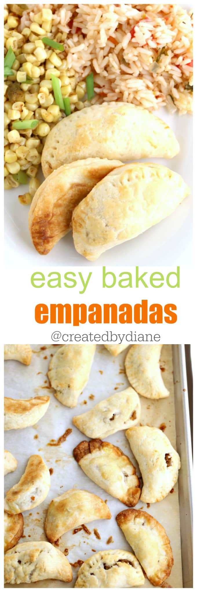 easy baked empanadas @createdbydiane