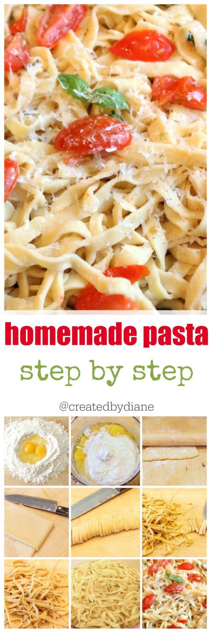 homemade pasta recipe and how to @createdbydiane