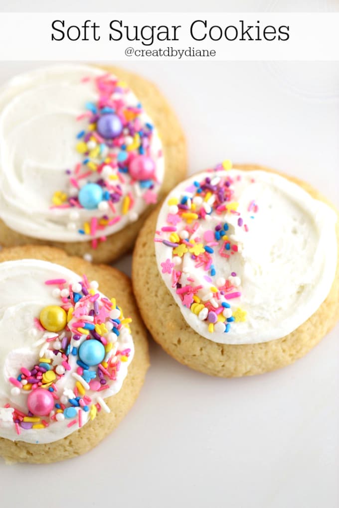 soft sugar cookie recipe @createdbydiane