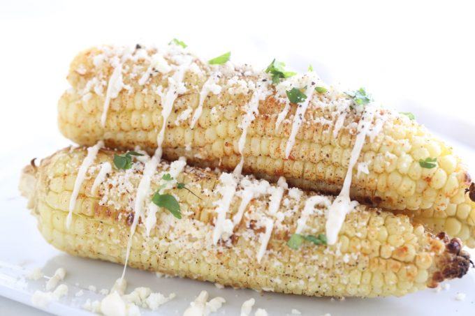 Mexican Corn, grilled or in the oven