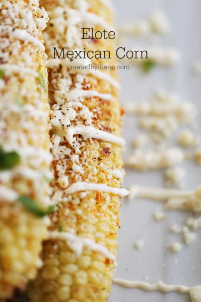 elote corn recipe createdbydiane.com