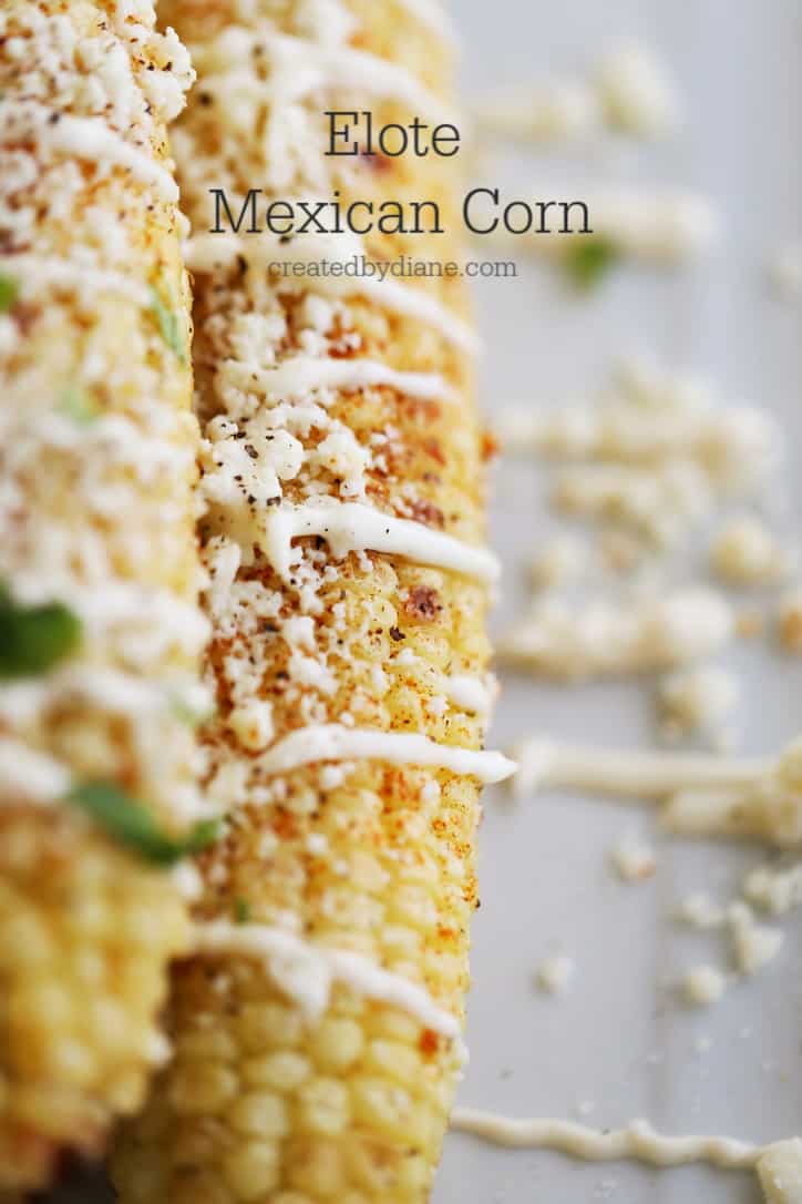 EloteMexican Grilled Corn Created by Diane