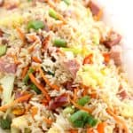 leftover ham fried rice @createdbydiane