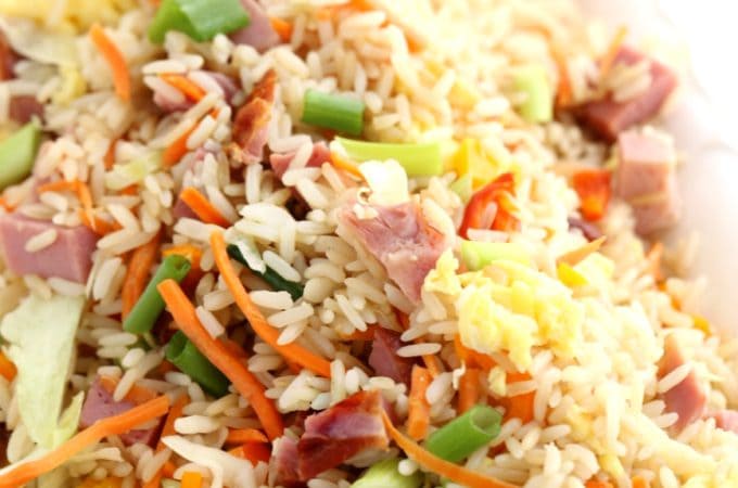 leftover ham fried rice @createdbydiane