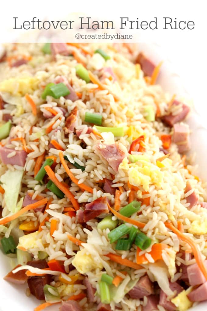 Leftover Ham Fried Rice Low Carb Option Created By Diane
