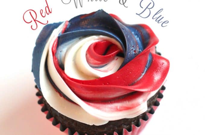 patriotic cupcakes and recipes red white and blue @createdbydiane