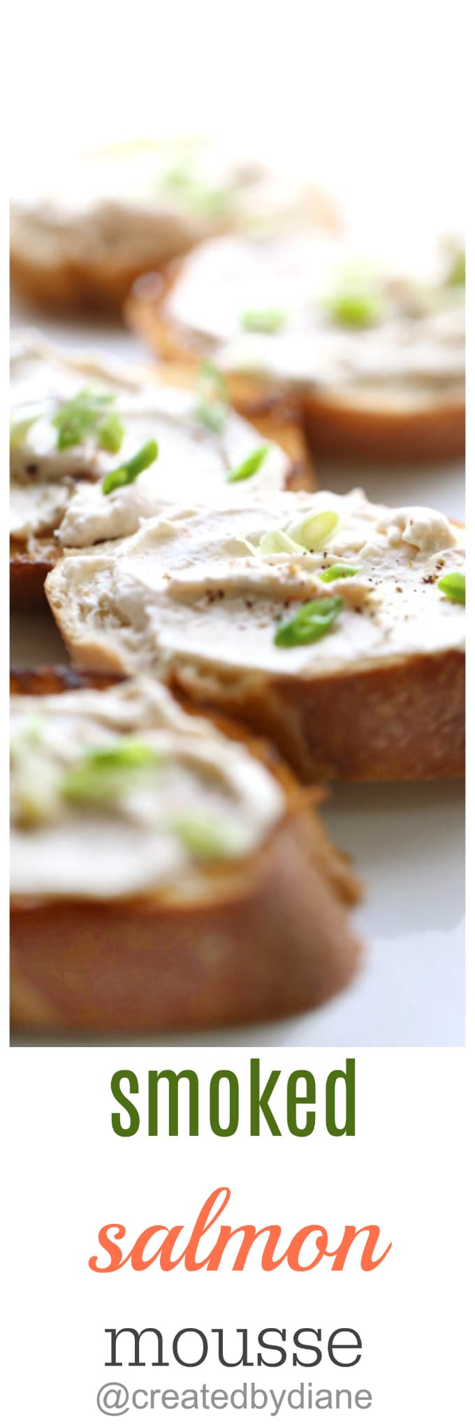 smoked salmon mousse recipe from food blogger @createdbydiane