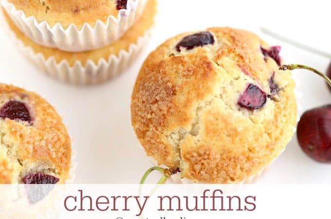 cherry muffin recipe @createdbydiane
