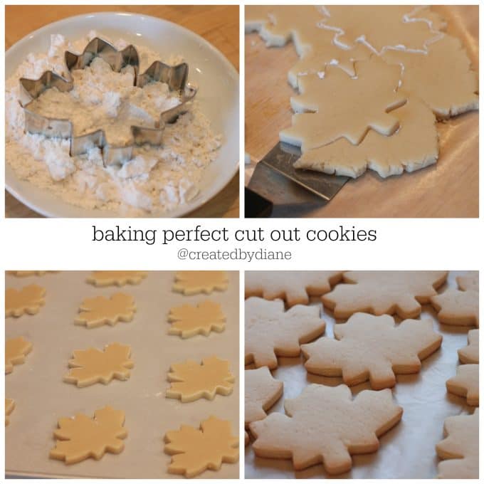 baking perfect cut out cookies @createdbydiane