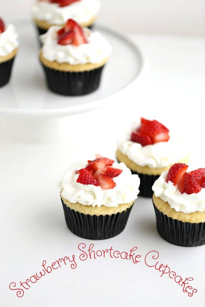 fresh strawberry shortcake cupcakes @createdbydiane
