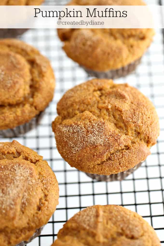 Pumpkin Muffin Recipe @createdbydiane