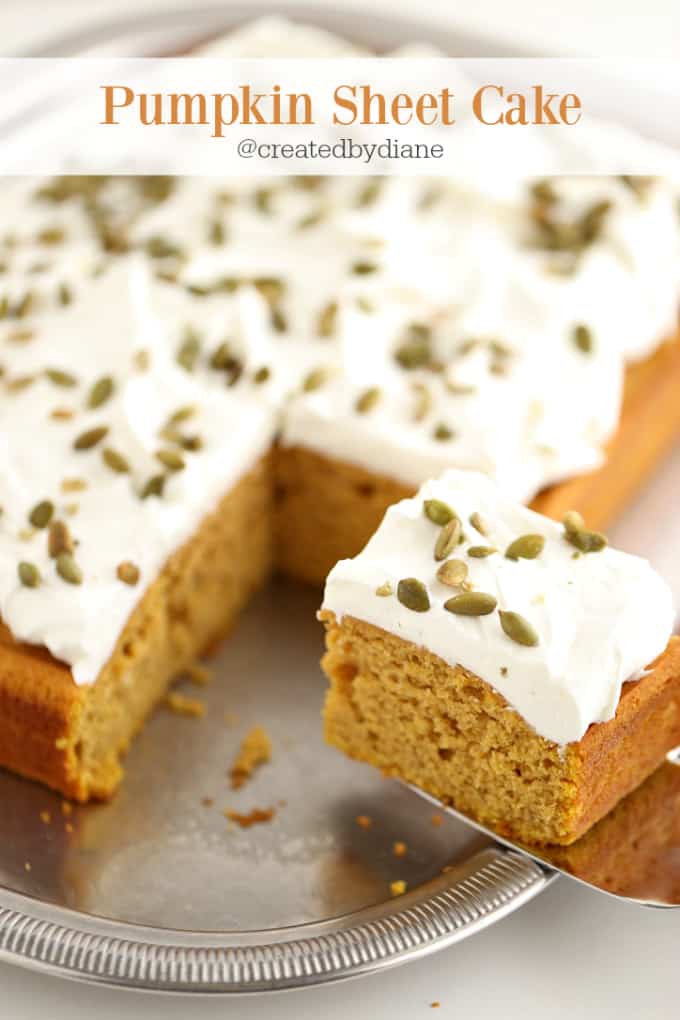 Pumpkin Sheet Cake