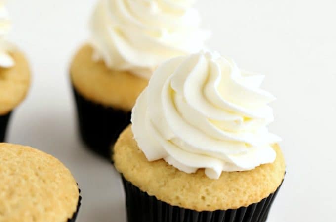 vanilla cupcake recipe for 6 cupcakes @createdbydiane