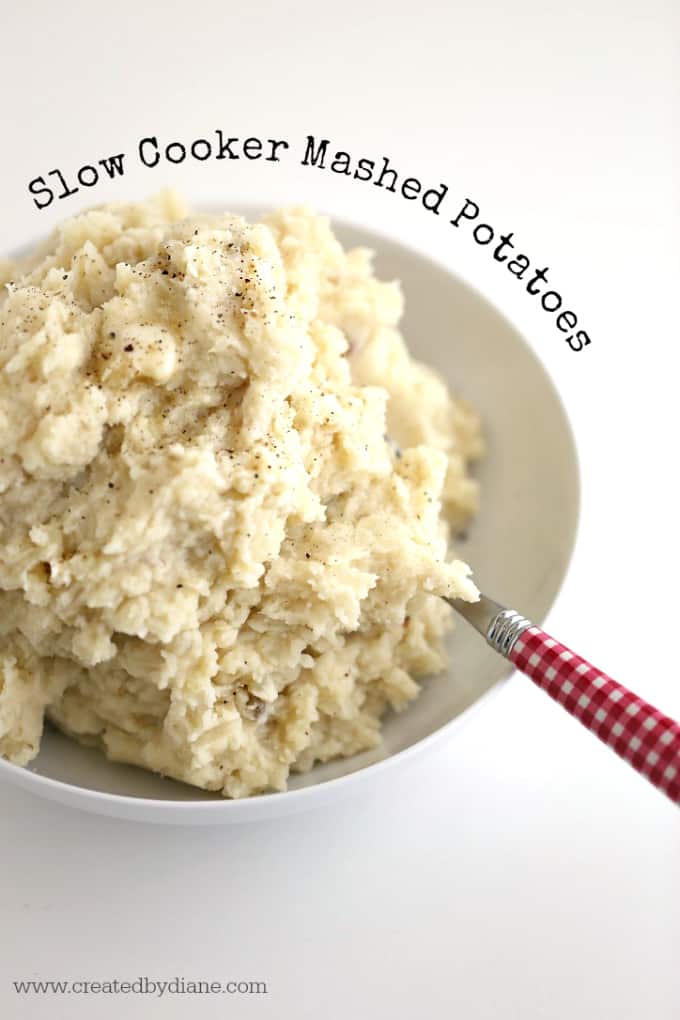 Slow Cooker Mashed Potatoes