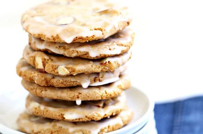 Glazed Almond Cookies www.createdbydiane.com