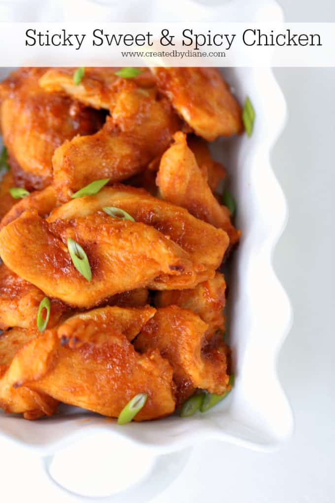 Sticky Sweet and Spicy Chicken