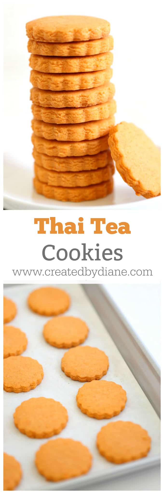 Thai Tea Cookie Recipe Easy and Delicious Cookie www.createdbydiane.com