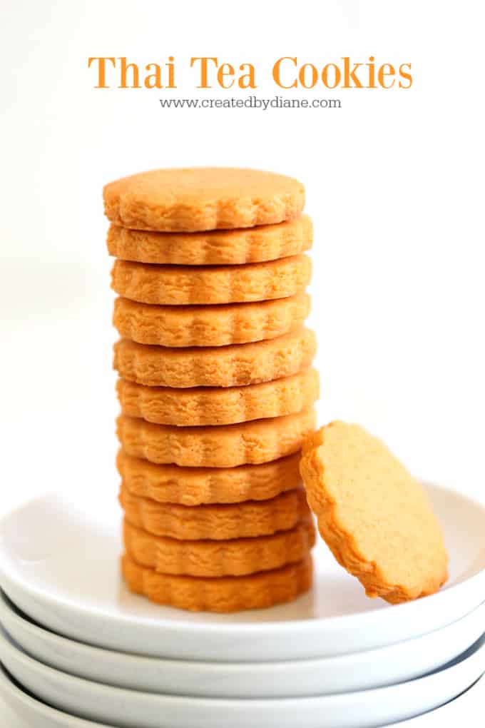 Thai Tea Cookies