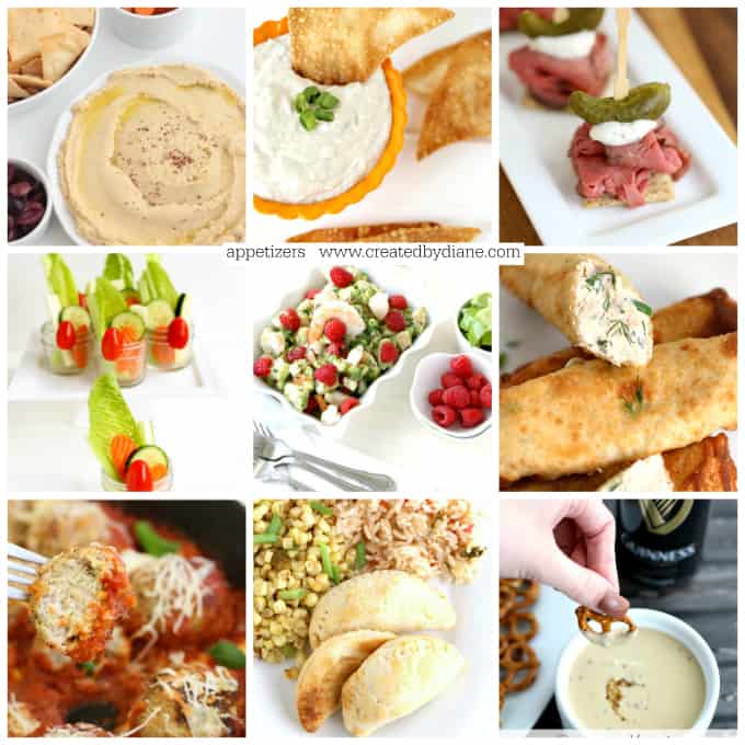 30+ Appetizer Recipes www.createdbydiane.com