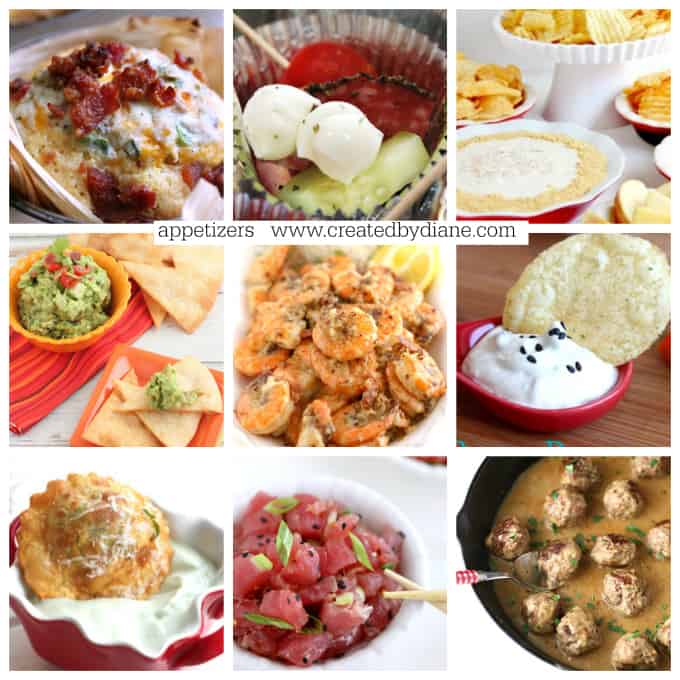 30+ Appetizer Recipes www.createdbydiane.com