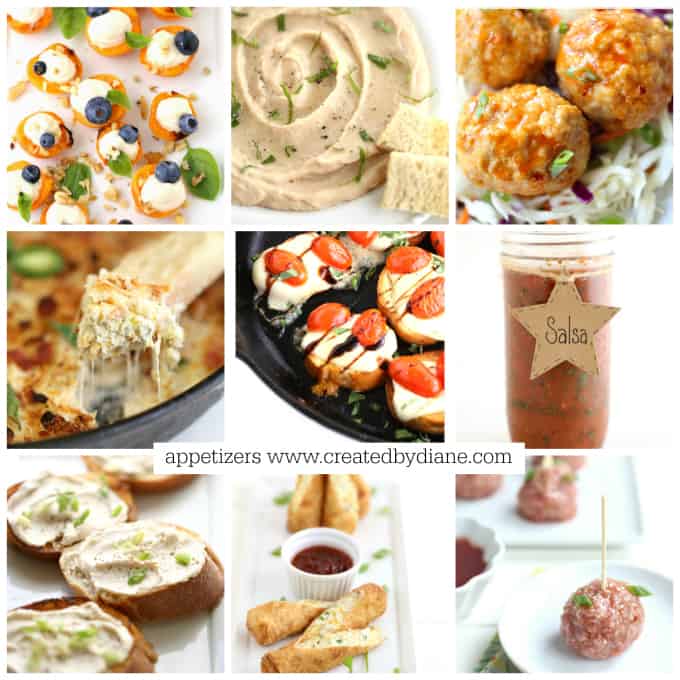 30+ Appetizer Recipes www.createdbydiane.com
