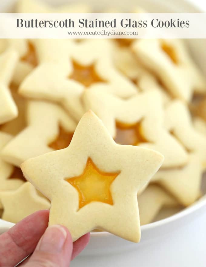 Stained Glass Butterscotch Cookies