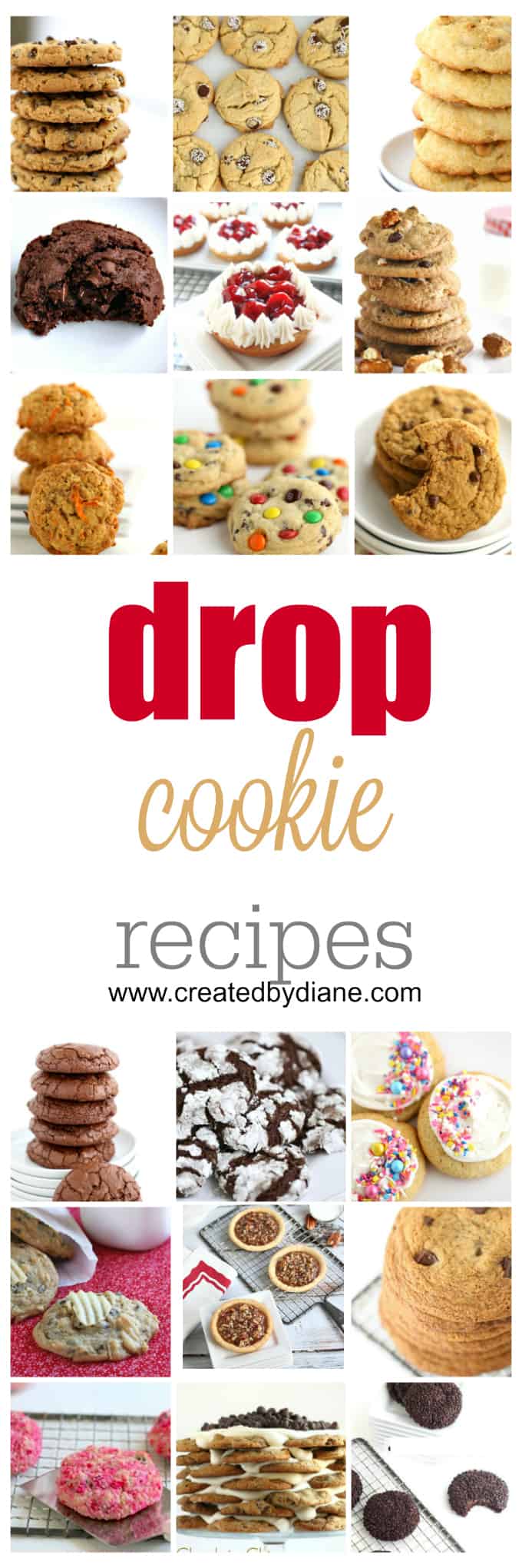 drop cookie recipes that are easy to make www.createdbydiane.com