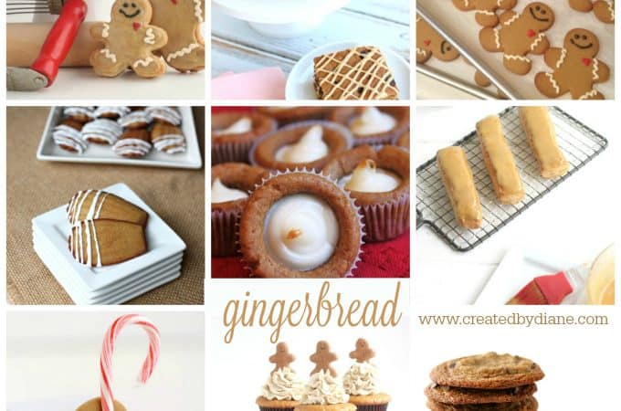 gingerbread round up of recipes from www.createdbydiane.com