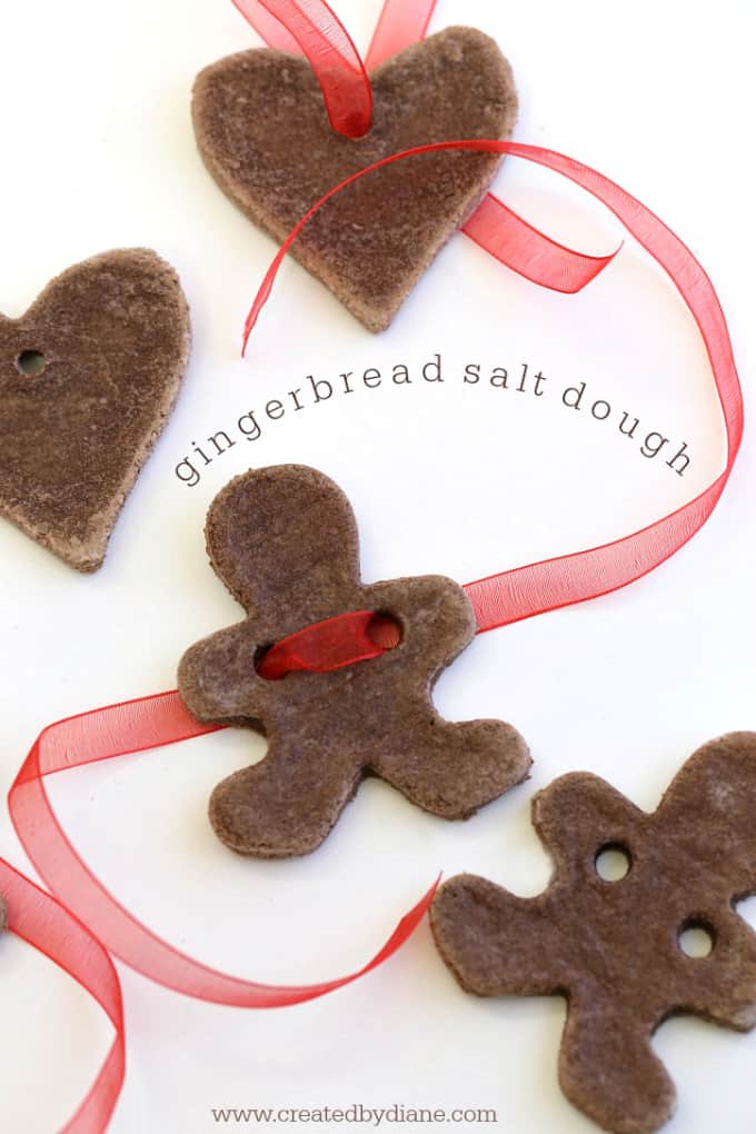 gingerbread salt dough www.createdbydiane.com