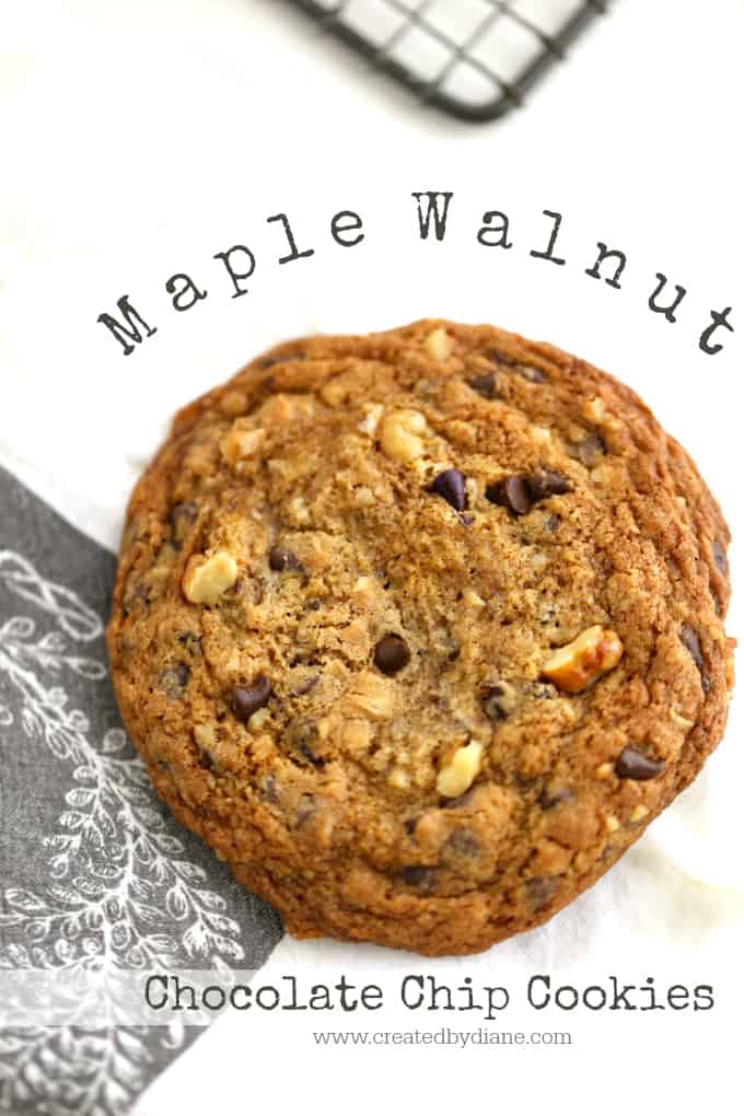 Maple Walnut Chocolate Chip Cookies