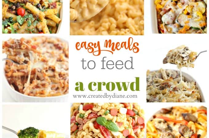 pasta meals for a crowd, cheesy pasta