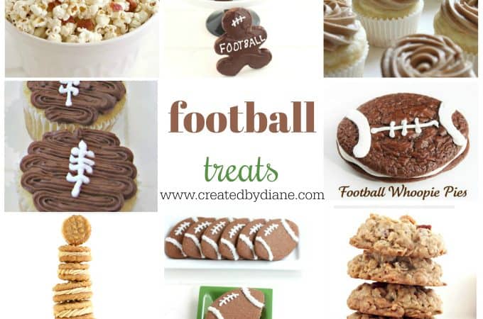 football themed desserts and snacks cookies, cupcakes, popcorn and more