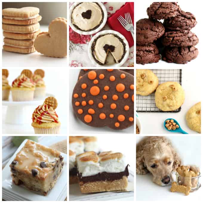 peanut butter baked in cakes, cookies 