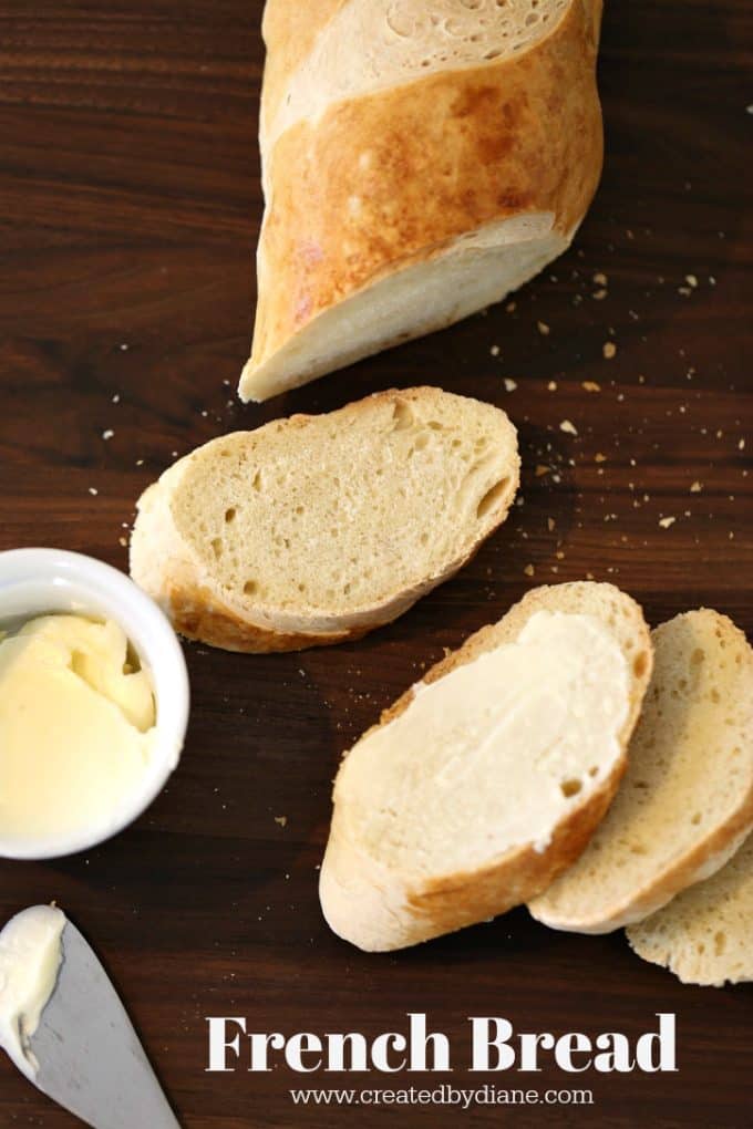 French Bread Recipe www.createdbydiane.com