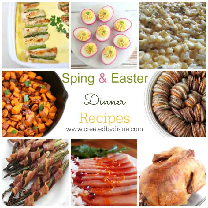 spring and easter recipes www.createdbydiane.com
