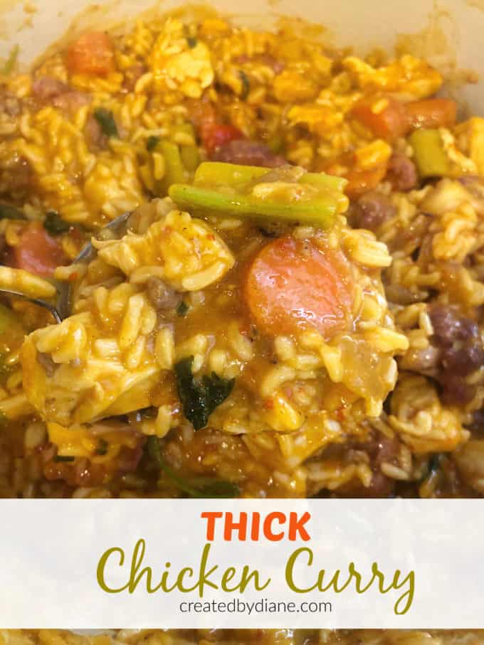 THICK Chicken Curry Recipe createdbydiane.com