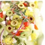 Greek Spiral cucumber Salad www.createdbydiane.com