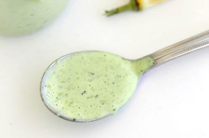 Lemon Parsley Sauce, salad dressing, fish sauce, vegetable dip, www.createdbydiane.com