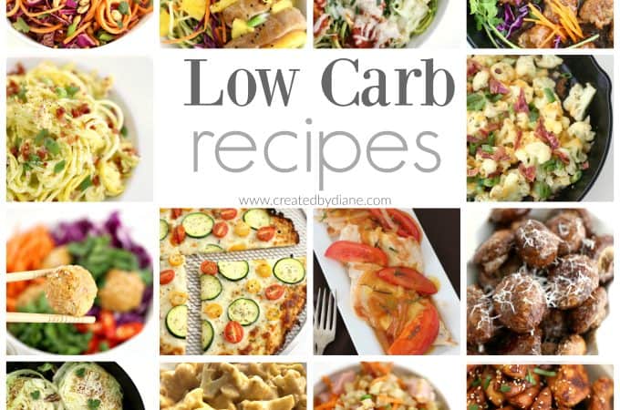 easy low carb recipes to enjoy everyday www.createdbydiane.com