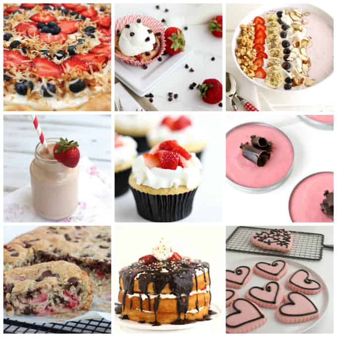  strawberry recipes from desserts, breakfast, sweets, pies, www.createdbydiane.com