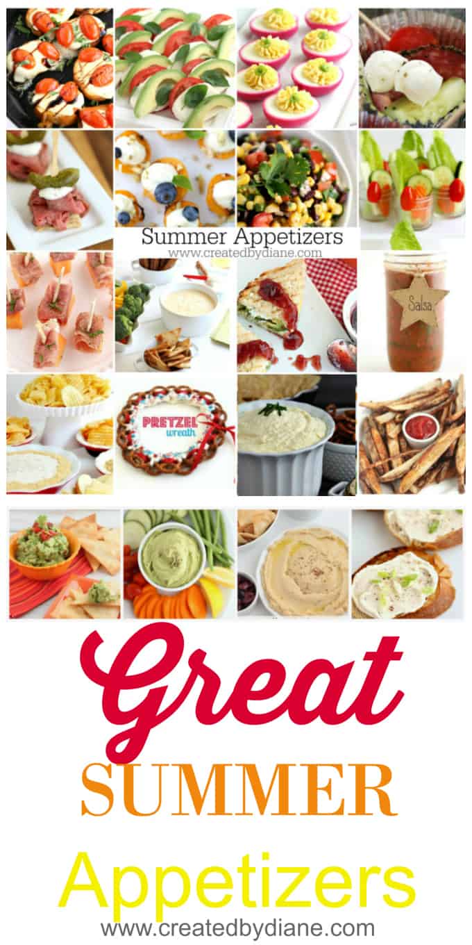 great summer appetizers www.createdbydiane.com