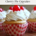 cherry pie cupcakes from www.createdbydiane.com