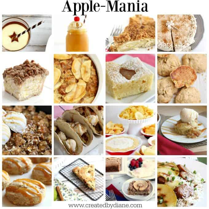 apple mania, apple recipes from www.www.createdbydiane.com