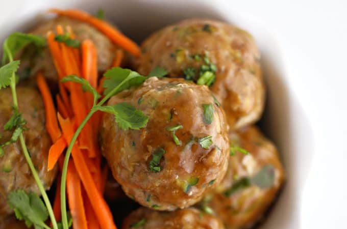 pork and zucchini meatballs www.createdbydiane.com