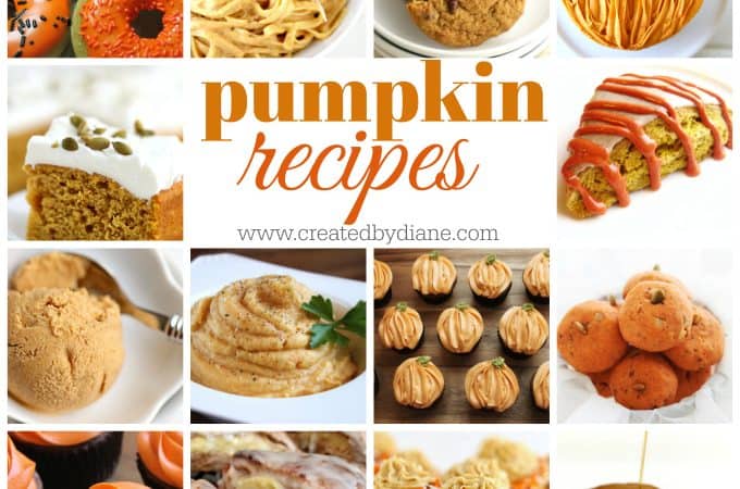 pumpkin recipes perfect for Fall-www.createdbydiane.com