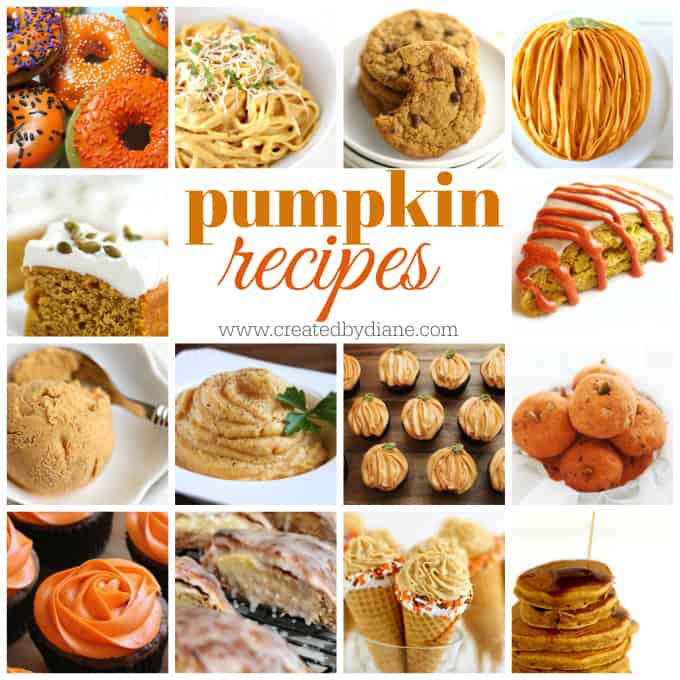 pumpkin recipes perfect for Fall-www.createdbydiane.com