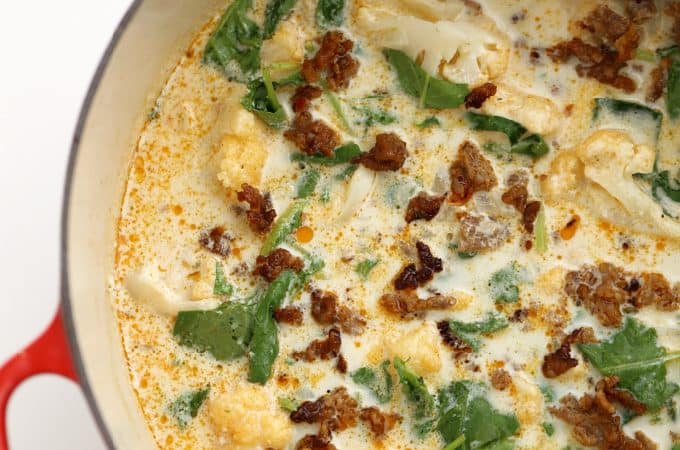 Low Carb Zuppa Toscano www.createdbydiane.com