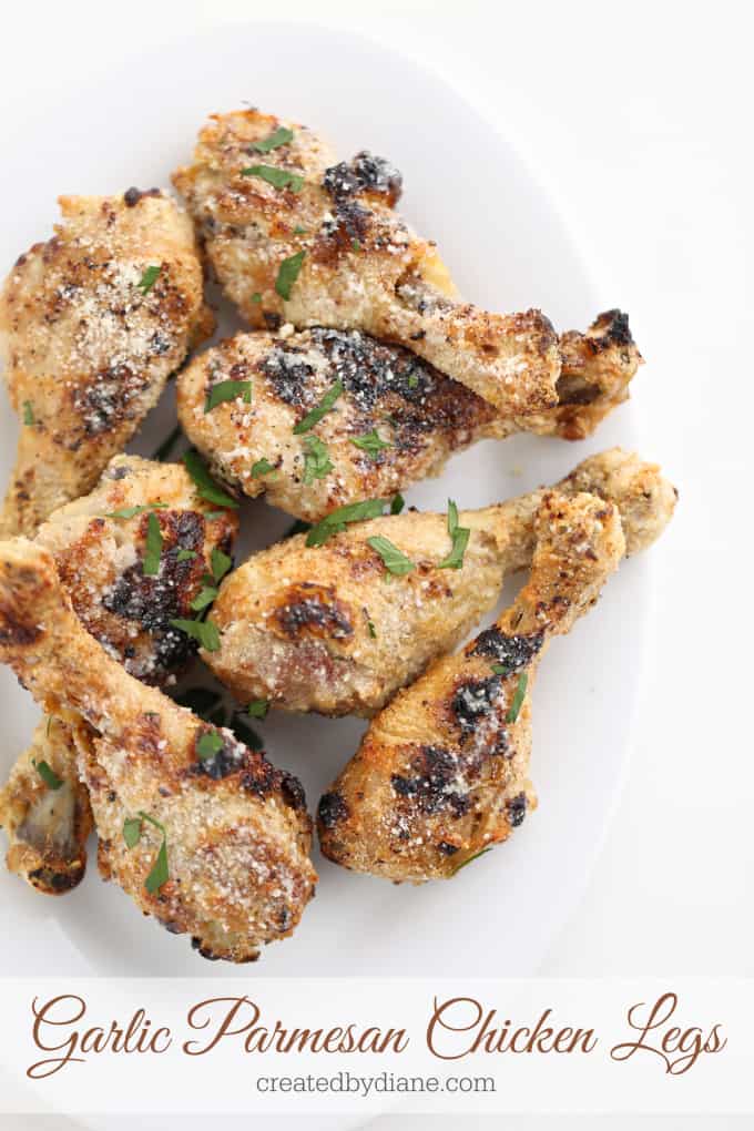 Garlic Parmesan Chicken Legs