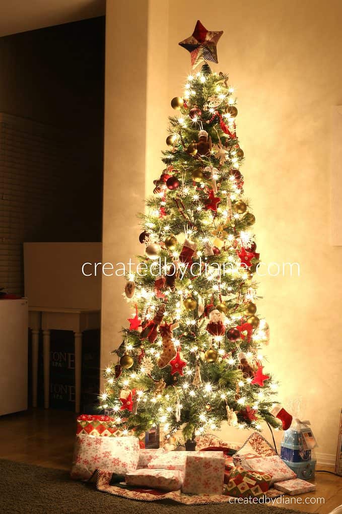 simple farmhouse christmas tree createdbydiane.com