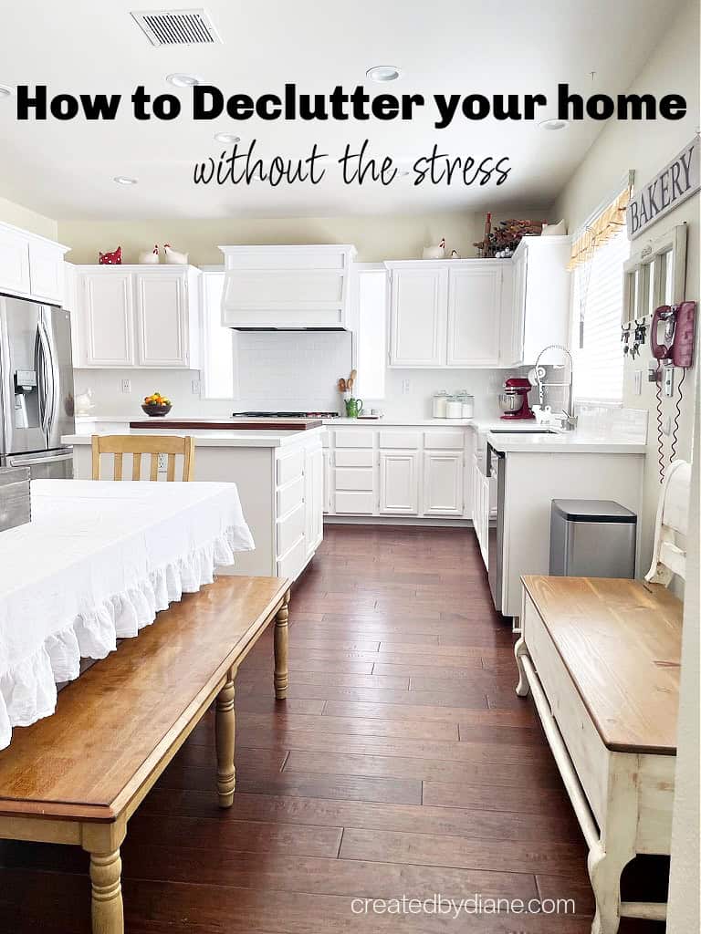 how to declutter your home without the stress, createdbydiane